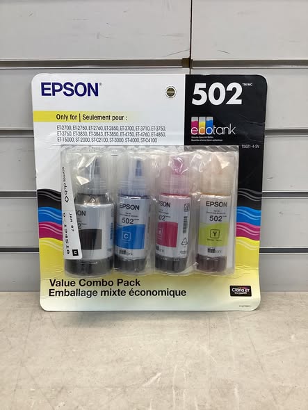 Epson EcoTank 502 Ink Bottles Value Combo Pack