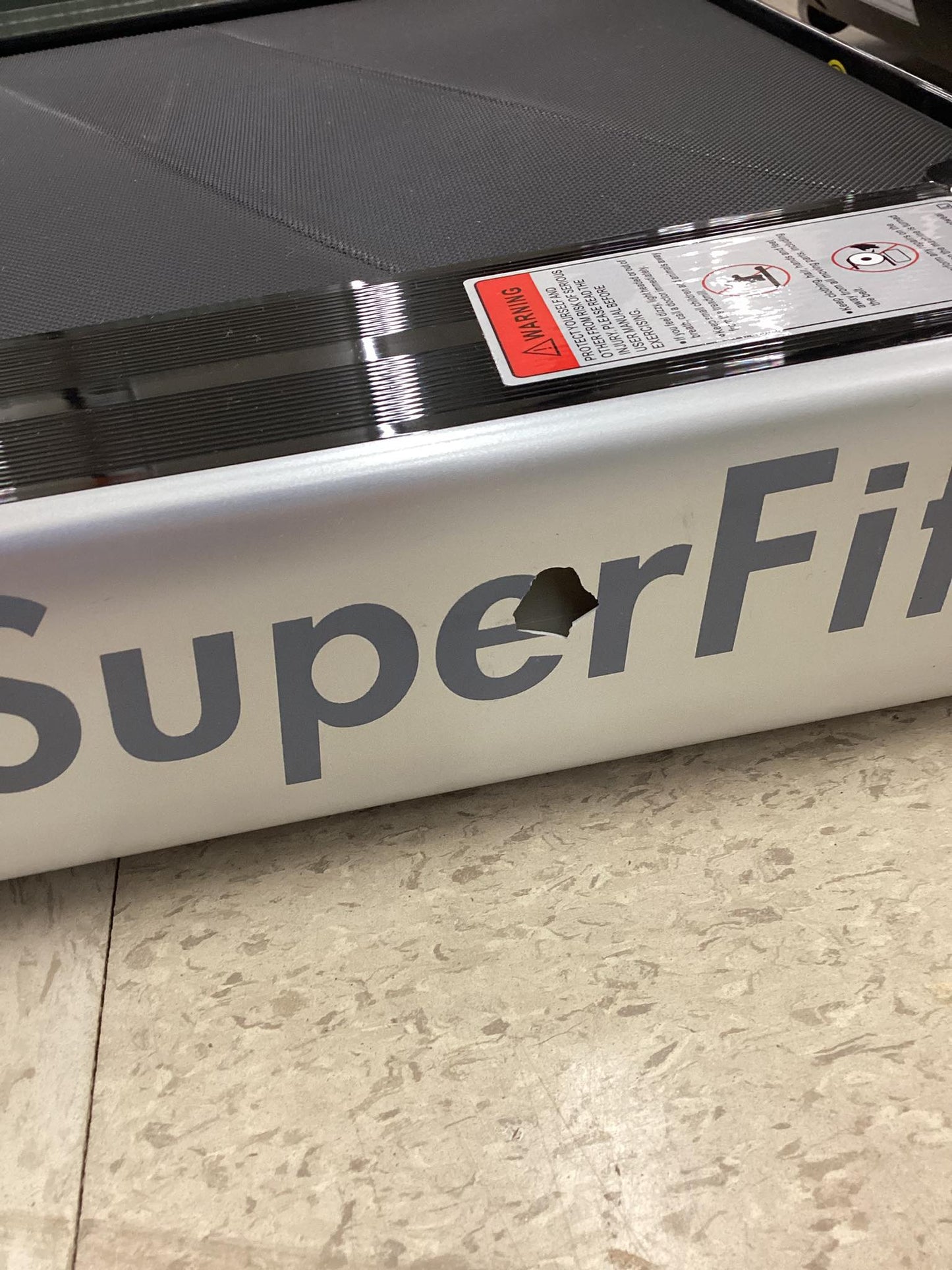 SuperFit 2.25HP 2 in 1 Folding Treadmill with APP Speaker Remote Control