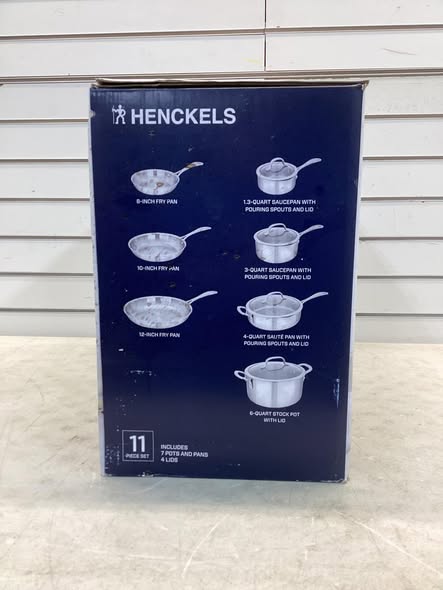 Henckels 11-Piece Stainless Steel Tri-Ply Clad Cookware Set