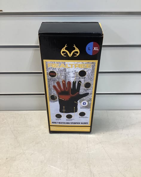 Realtree Adult Multipurpose Heated Gloves, Size Large/XL