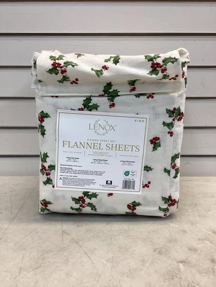 Sheet Set - Lenox Flannel Sheet Set - King Size