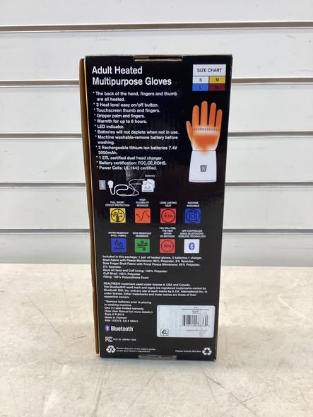 Realtree Adult Multipurpose Heated Gloves, Size Small/Medium