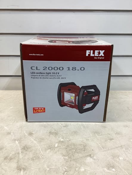 Flex CL 2000 LED Floodlight- Battery Powered, Light Only, 18v
