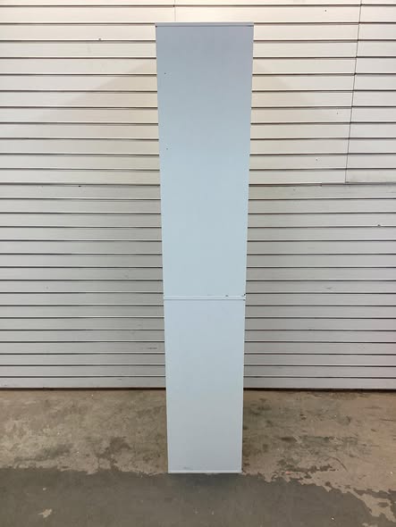 MAT EXPERT 74” White Tall Bookcase, Modern Display Storage Cabinet