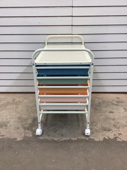 Costway 12 Drawers Rolling Cart Storage Scrapbook Paper Studio Organizer Bins