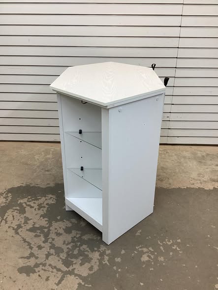 Fireplace Corner TV Stand with LED Lights and Smart APP Control for 50 Inches TV