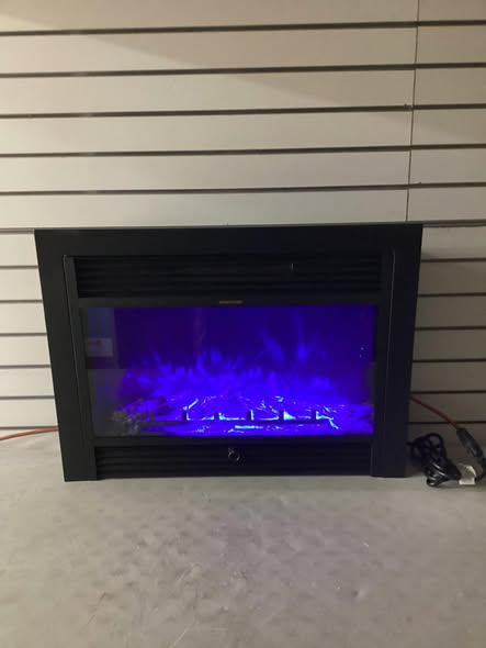 Costway 28.5 Inch Electric Fireplace Recessed with 3 Flame Colors