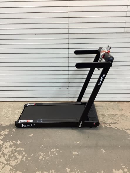 SuperFit 2.25HP 2 in 1 Folding Treadmill with APP Speaker Remote Control