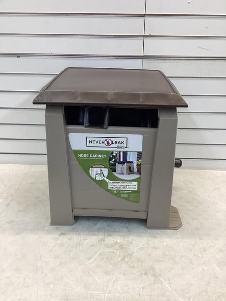 True Temper NeverLeak Plastic 175-ft Container Hose Reel