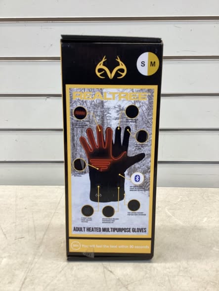 Realtree Adult Multipurpose Heated Gloves, Size Small/Medium