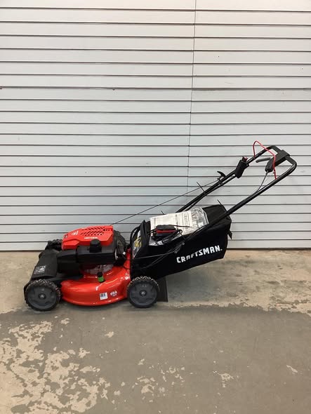 Craftsman M270 Self-Propelled 21” Lawn Mower With Electric Start and Bagger/Mulcher