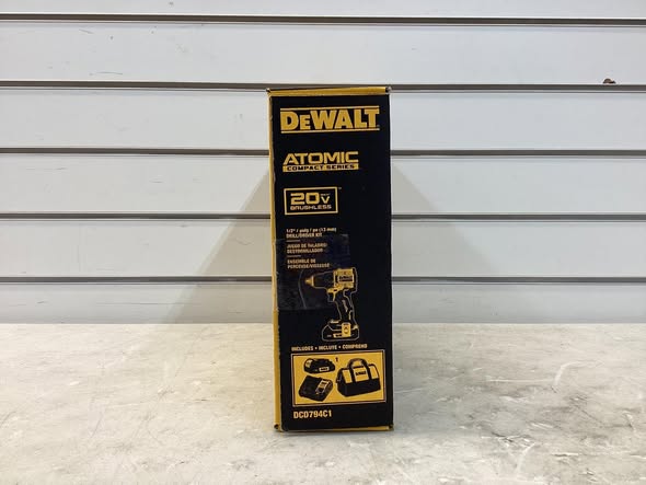 DEWALT Atomic 20V Lithium-Ion Cordless Compact 1/2 in. Drill/Driver Kit with 1.5Ah Battery and Charger