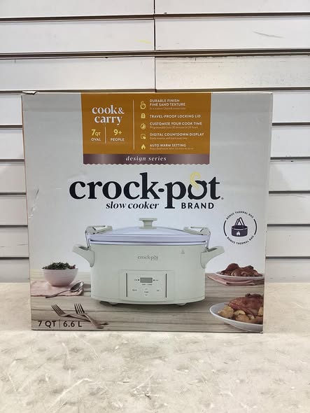 Crock-Pot Design Series 7-Quart Cook & Carry Slow Cooker