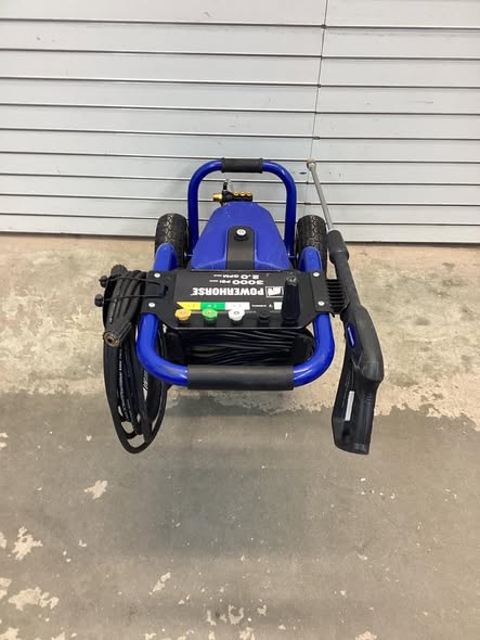 Powerhorse Portable Electric Cold Water Pressure Washer, 3000 PSI, 2 GPM - Lightly Used