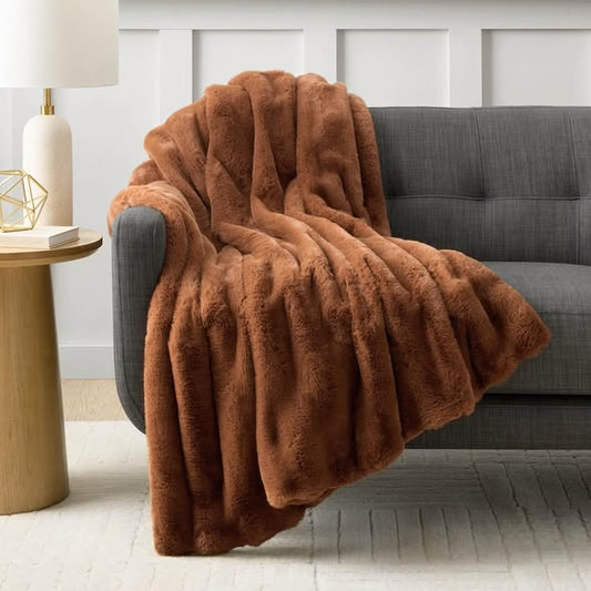 Member's Mark Luxury Faux Fur Throw, 60"x70"