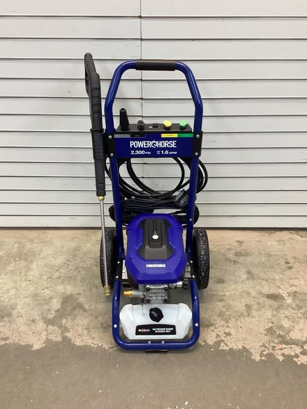 Powerhorse Electric Cold Water Pressure Washer, 2300 PSI, 1.6 GPM - Lightly Used
