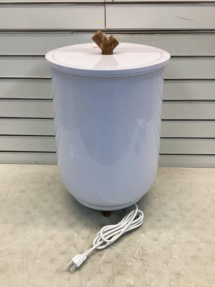 Costway 23L Bathroom Towel Warmer Bucket 4 Timer with Fragrance Holder & 3-Level Heating White