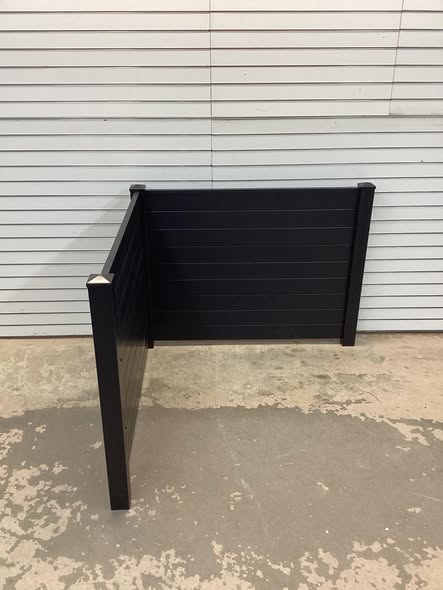 Outdoor PVC Air Conditioner Fence with 20 Inch Long Stakes