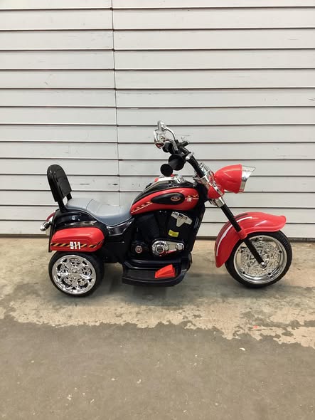 Costway 3 Wheel Kids Ride On Motorcycle 6V Battery Powered Electric Toy Red