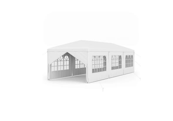 Costway 10'x30' Outdoor Party Wedding Tent Canopy Heavy duty Gazebo