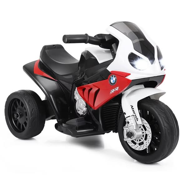 Costway Kids Ride On Motorcycle BMW Licensed 6V Electric 3 Wheels Bicycle