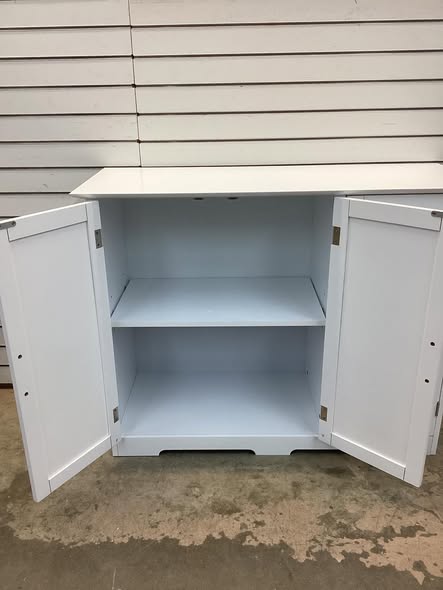 Costway 40 in. Modern Kitchen Sideboard Buffet Cabinet with 2 Drawers & Adjustable Shelf