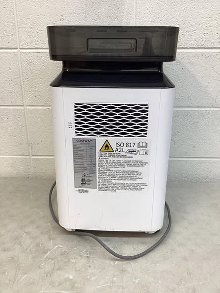 Costway 35 pt. Dehumidifier in. White with Water Tank