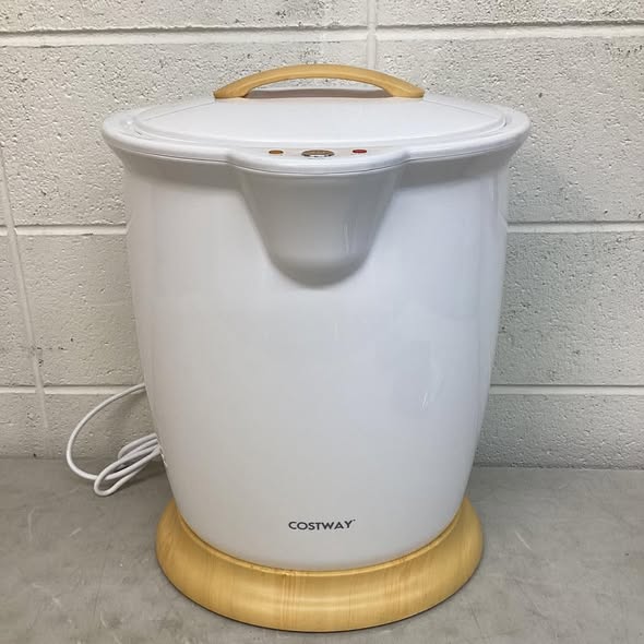 Costway Bathroom Towel Warmer Bucket with Fragrance Holder & Auto Shut Off