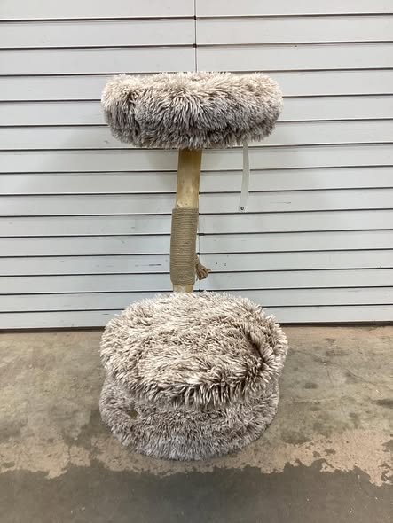 Costway 35 Inch Moden Cat Tree Tower With Wooden Scratching Post