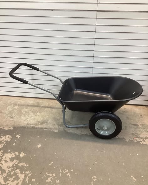 Costway 2 Tire Wheelbarrow Cart Heavy-duty Dolly Utility Cart Green