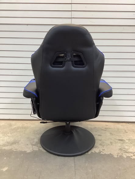 Goplus Massage Gaming Recliner Height Adjustable Racing Swivel Chair with Cup Holder