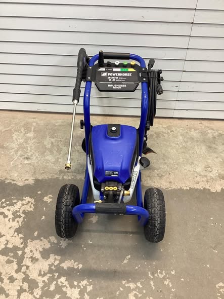 Powerhorse Portable Electric Cold Water Pressure Washer, 3000 PSI, 2 GPM - Lightly Used