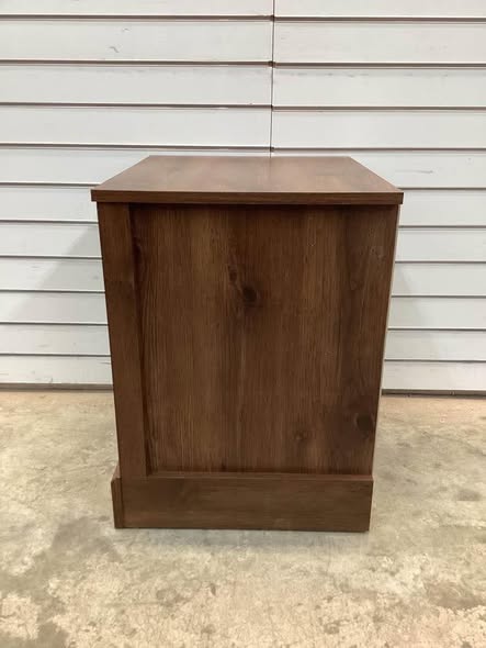 2-Costway Drawer Nightstand Bedside Table