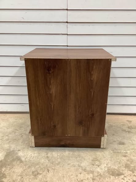 2-Costway Drawer Nightstand Bedside Table