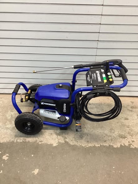 Powerhorse Portable Electric Cold Water Pressure Washer, 3000 PSI, 2 GPM - Lightly Used