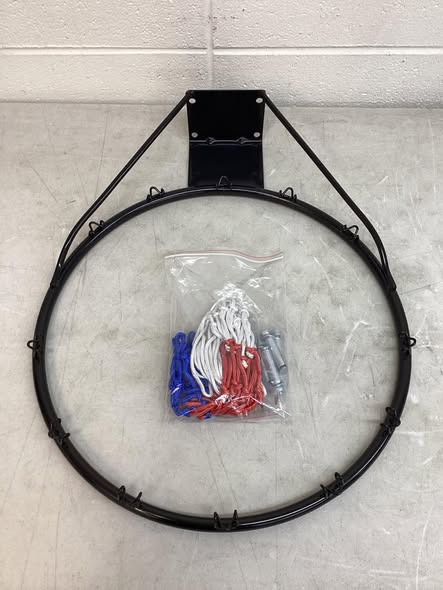 Costway 18" Basketball Rim with Double Springs & All Weather Net for Indoor & Outdoor