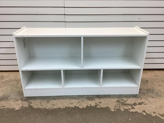 Costway 5 Cube Storage Organizer, 2-Tier Open Bookshelf