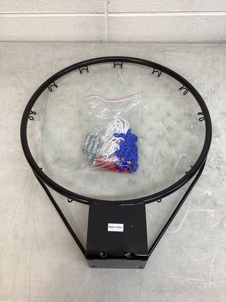 Costway 18" Basketball Rim with Double Springs & All Weather Net for Indoor & Outdoor