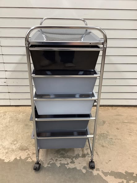 Costway 14 Drawer Rolling Storage Cart Tools Scrapbook Paper Office School Organizer