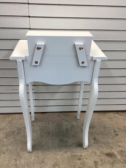 Giantex Small Vanity Desk Set, White Makeup Vanity Table