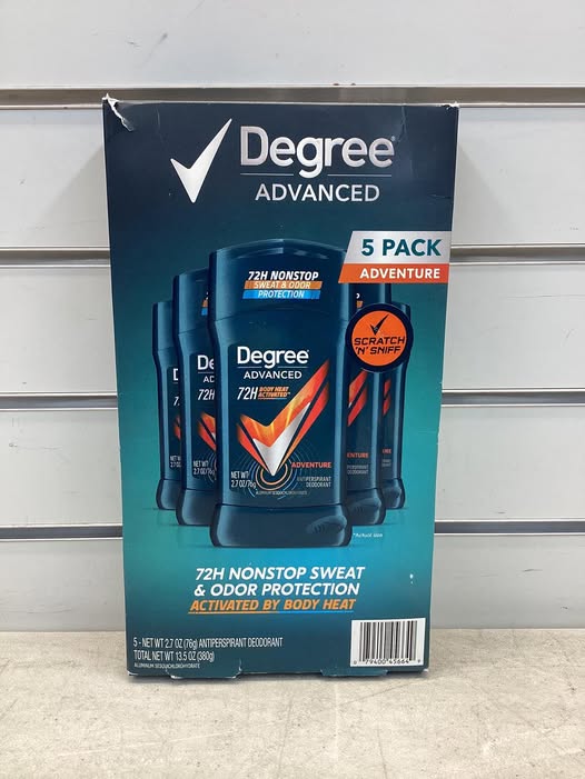 Degree for Men Advanced Protection Antiperspirant, Adventure, 2.7 oz., 5 pk.