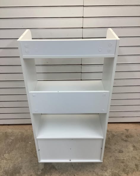 Costway Bookcase w/ Drawer 3-Tier Open Shelf Anti-Toppling Kits for Living Room White