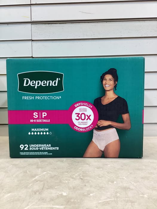 Depend Fresh Protection Incontinence Underwear for Women, Size S (00-8)
