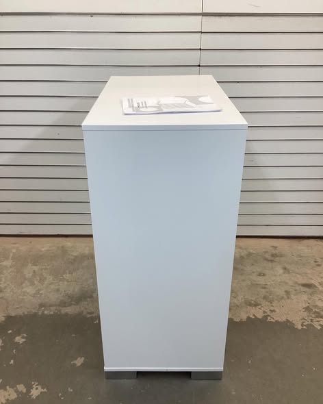 Dresser - Costway 4 Drawer Storage Cabinet with Metal Legs & Handles