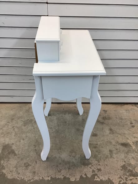 Giantex Small Vanity Desk Set, White Makeup Vanity Table