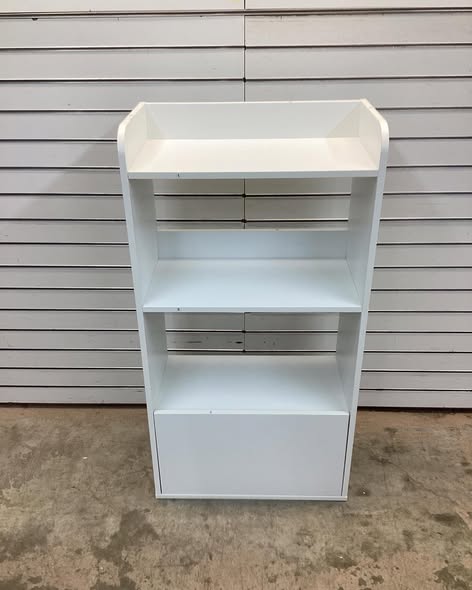 Costway Bookcase w/ Drawer 3-Tier Open Shelf Anti-Toppling Kits for Living Room White