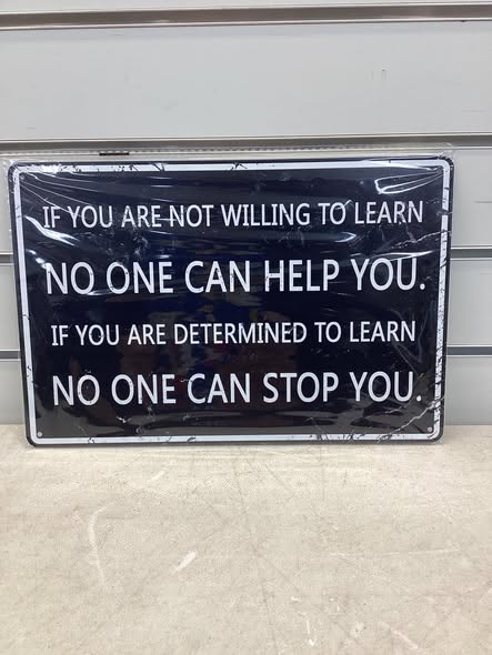 8x12 metal sign