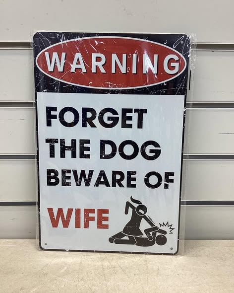8x12 metal sign