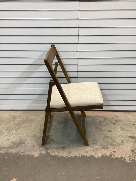 Costway Folding Upholstered Dining Chair Set of 4 with Curved Backrest