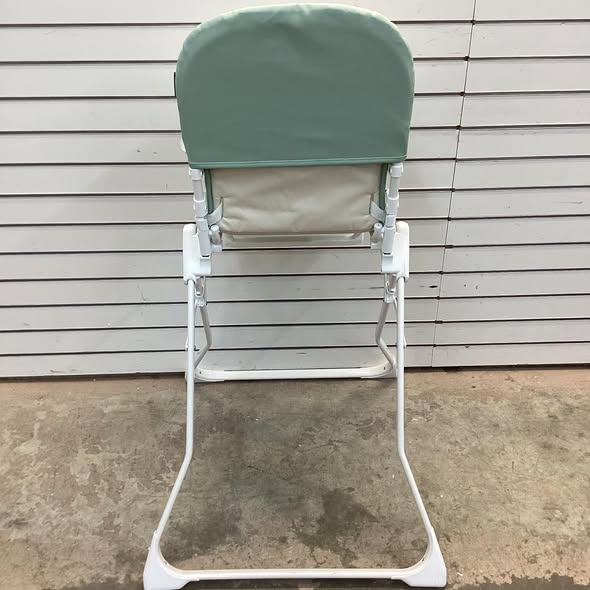 Babyjoy Easy Clean Compact Highchair with Removable Adjustable Tray and PU Seat Cushion